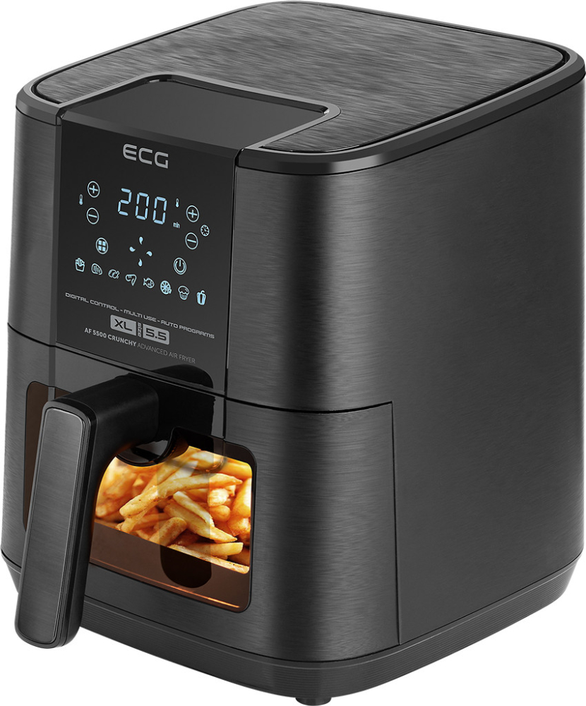 Friteuza cu aer cald ECG AF 5500 Crunchy, 5.5 L, 1350 W, control temperatura 80-200°C [2]