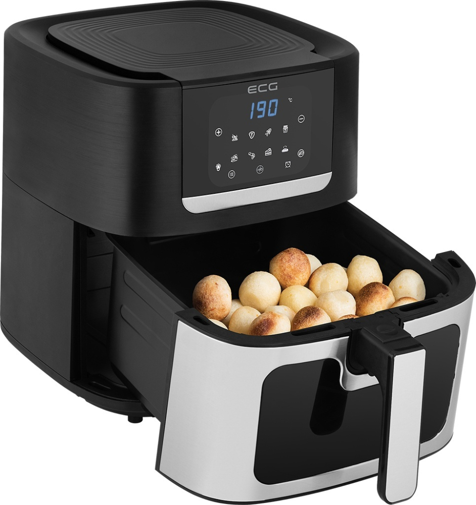 Friteuza cu aer cald ECG AF 8000 Crusty XL, 7 litri, 1700 W, control digital, 8 programe, temperatura 80-200°C [10]