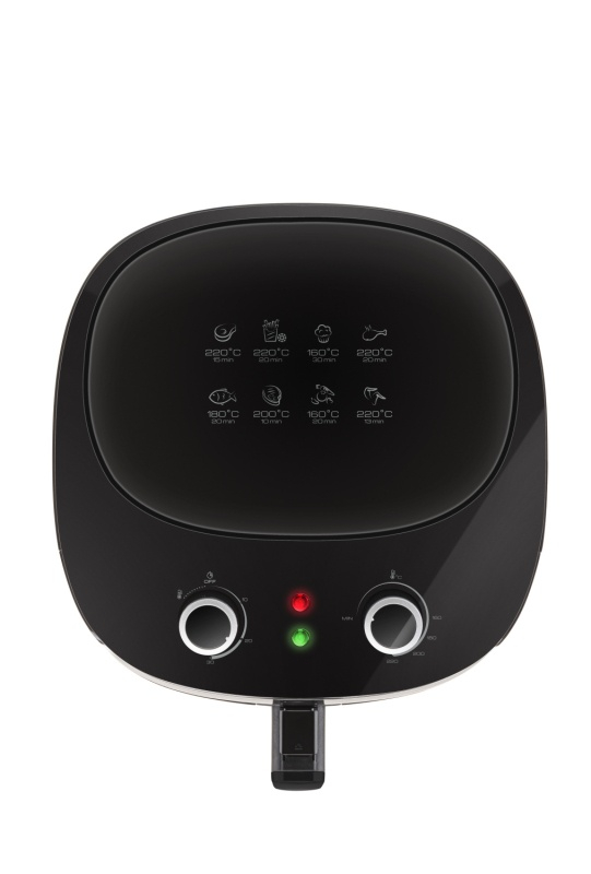 Friteuza cu aer cald ETA Fritta 2168 90000, 7.2 litri, 1800 W, 160-220 °C, 8 programe, negru [2]