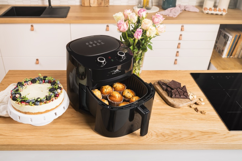 Friteuza cu aer cald ETA Fritta 2168 90000, 7.2 litri, 1800 W, 160-220 °C, 8 programe, negru [8]