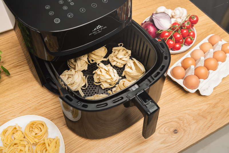 Friteuza cu aer cald ETA Fritta Digi 3168 90000, 1800 W, 7.2 litri, 40-220 °C, 8 programe, control tactil, negru [9]