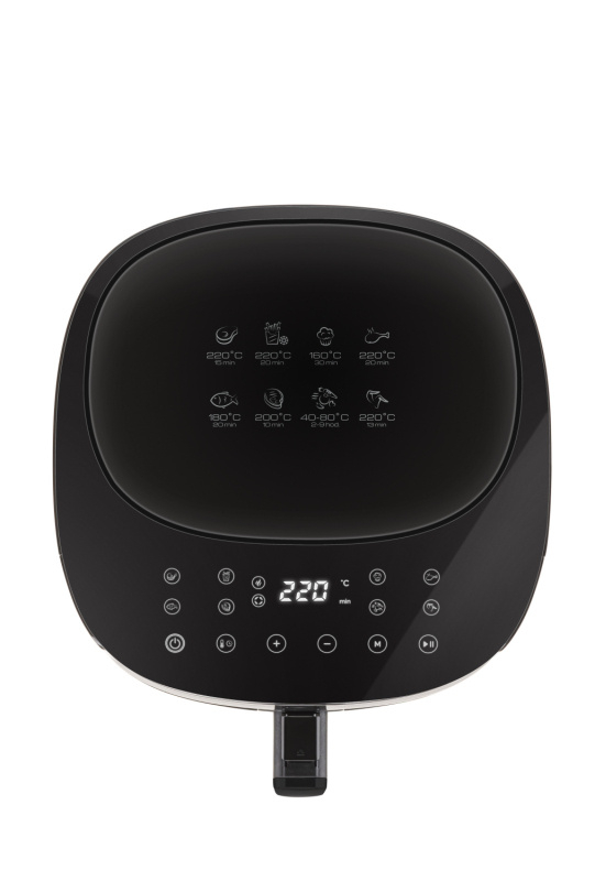 Friteuza cu aer cald ETA Fritta Digi 3168 90000, 1800 W, 7.2 litri, 40-220 °C, 8 programe, control tactil, negru [5]