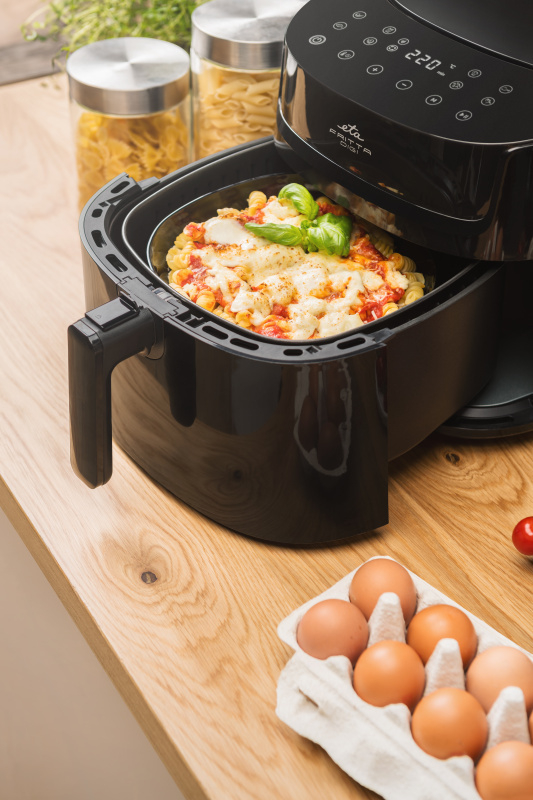 Friteuza cu aer cald ETA Fritta Digi 3168 90000, 1800 W, 7.2 litri, 40-220 °C, 8 programe, control tactil, negru [11]