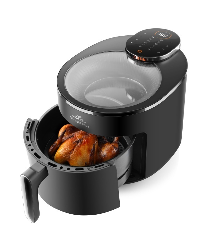 Friteuza cu aer cald ETA SkyFry 5168 90000, 5 litri, 1500 W, 12 programe, control tactil, negru [6]