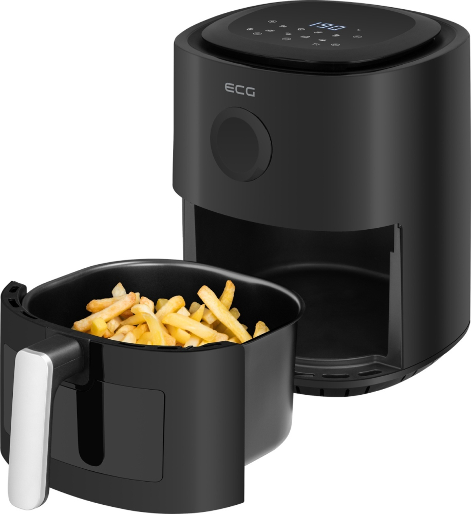 Friteuza cu aer fierbinte ECG AF 4020 Compact Fry, 3.8 litri, 1300 W, control digital, 8 programe, temperatura 80-200°C [9]