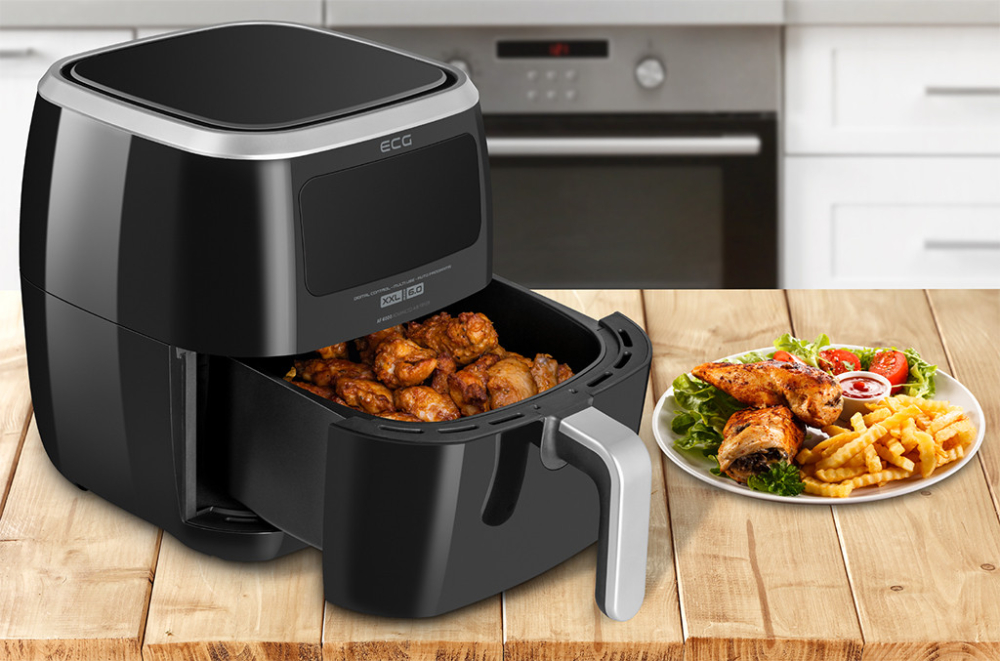Friteuza cu aer fierbinte ECG AF 6000, 7 litri, 1800 W, 8 programe, control temperatura 30-200°C [9]