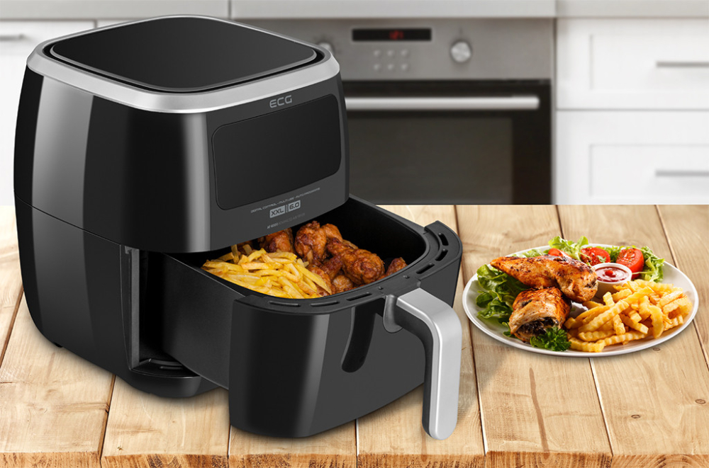 Friteuza cu aer fierbinte ECG AF 6000, 7 litri, 1800 W, 8 programe, control temperatura 30-200°C [8]