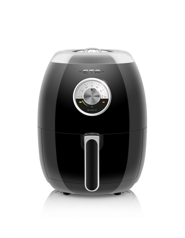 Friteuza cu aer fierbinte ETA Storio 6172 90020, 1350 W, 3 litri, 80-200 ° C, design retro, negru [2]