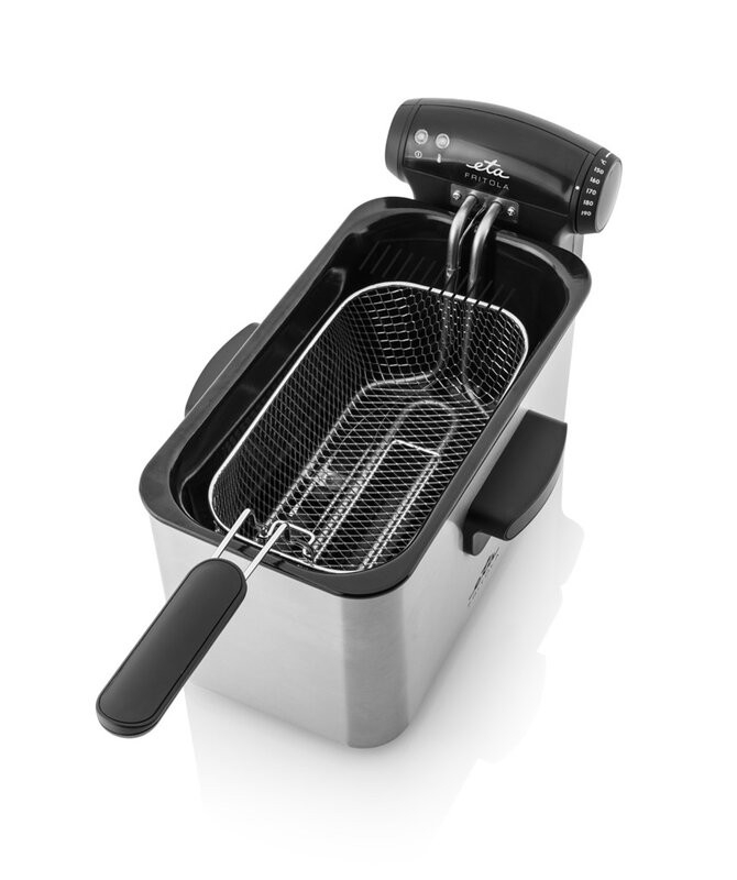 Friteuza ETA Fritola 3172, 2000W, 3 litri, otel inoxidabil, control temperatura 150-190 °C [11]
