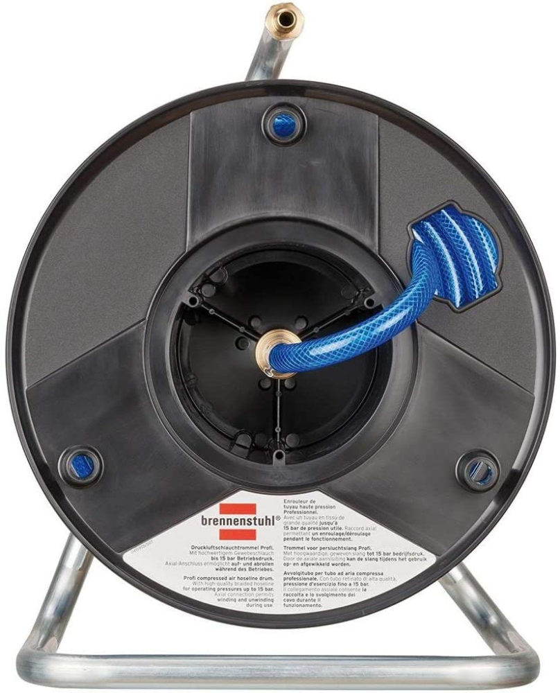 Furtun Aer comprimat compresor Brennenstuhl cu tambur, anti rasucire, 20m, O 6 12mm, 15 bari [2]