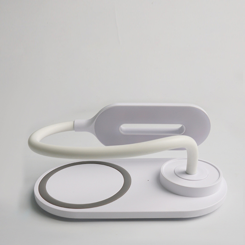 Lampa LED de birou Home DK-H12, Incarcator wireless, 3 moduri, control touch, USB-C, 6W [2]