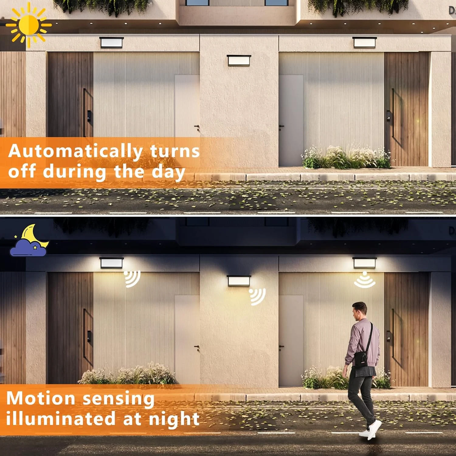 Lampa solara LED cu senzor de miscare Rovo CD917, 3 ,moduri, lumina alba, IP65 [5]