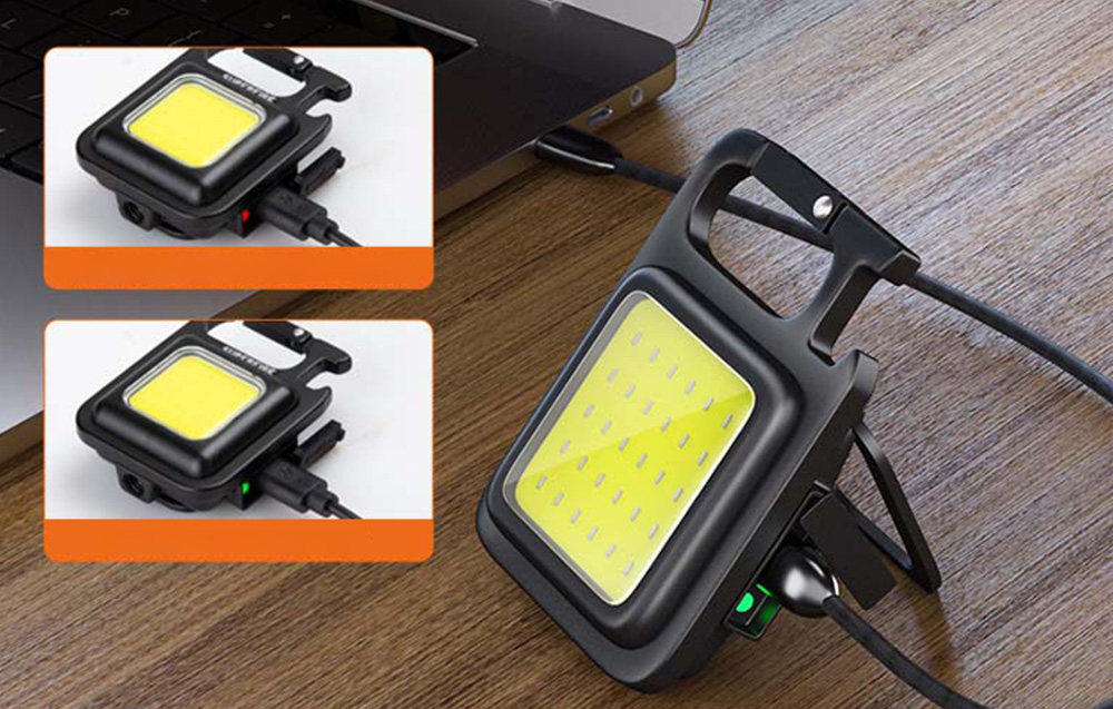 Lanterna de buzunar tip breloc Superfire MX16, 600lm, 500mAh, USB C [5]