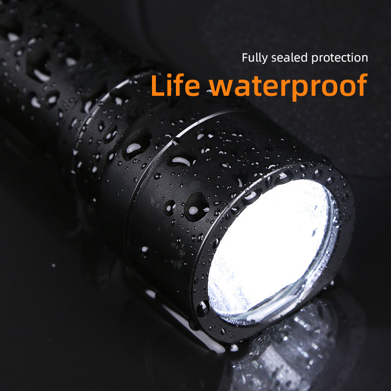 Lanterna LED Superfire C20, 1100lm, 240m, incarcare USB-C, Negru [6]