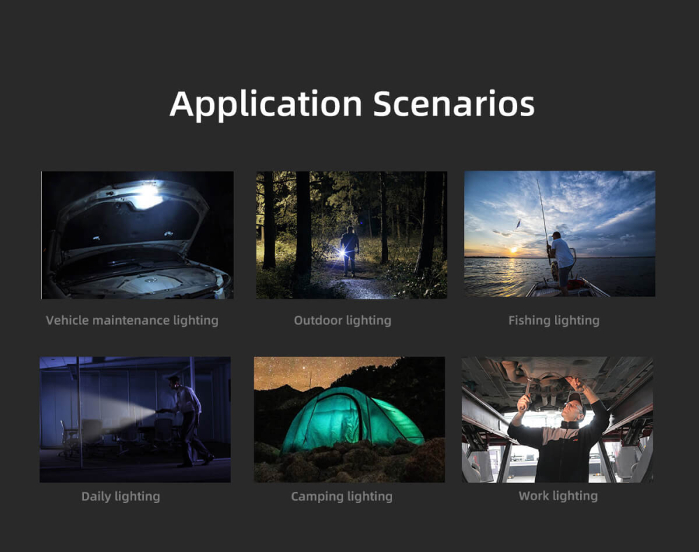 Lanterna LED Superfire D18, 2000lm, 226M, 5200mAh, incarcare USB-C, 36W [3]