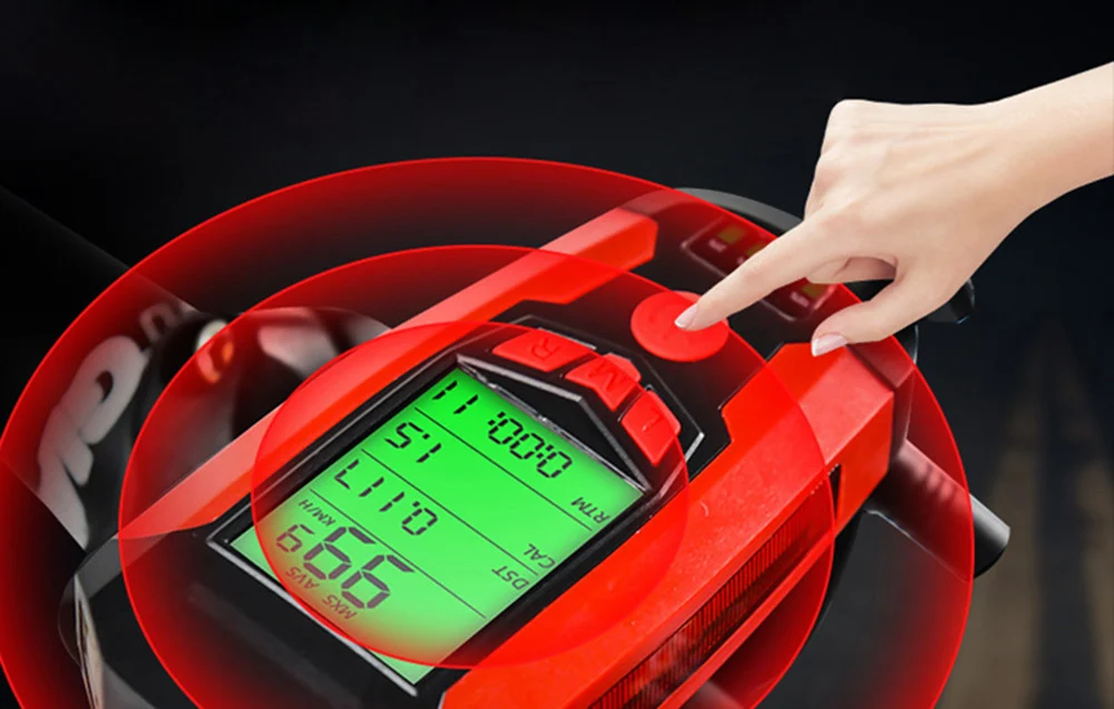 Lanterna pentru bicicleta 4 in 1 Superfire BM01, 300 lumeni, afisare viteza, km, temperatura, display cu afisaj, 5 functii, [5]