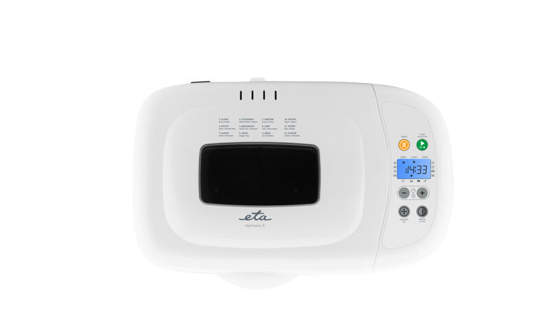 Masina de facut paine ETA 2149 Harmony II, 850W, 12 programe, capacitate 1,5 kg, alb [6]