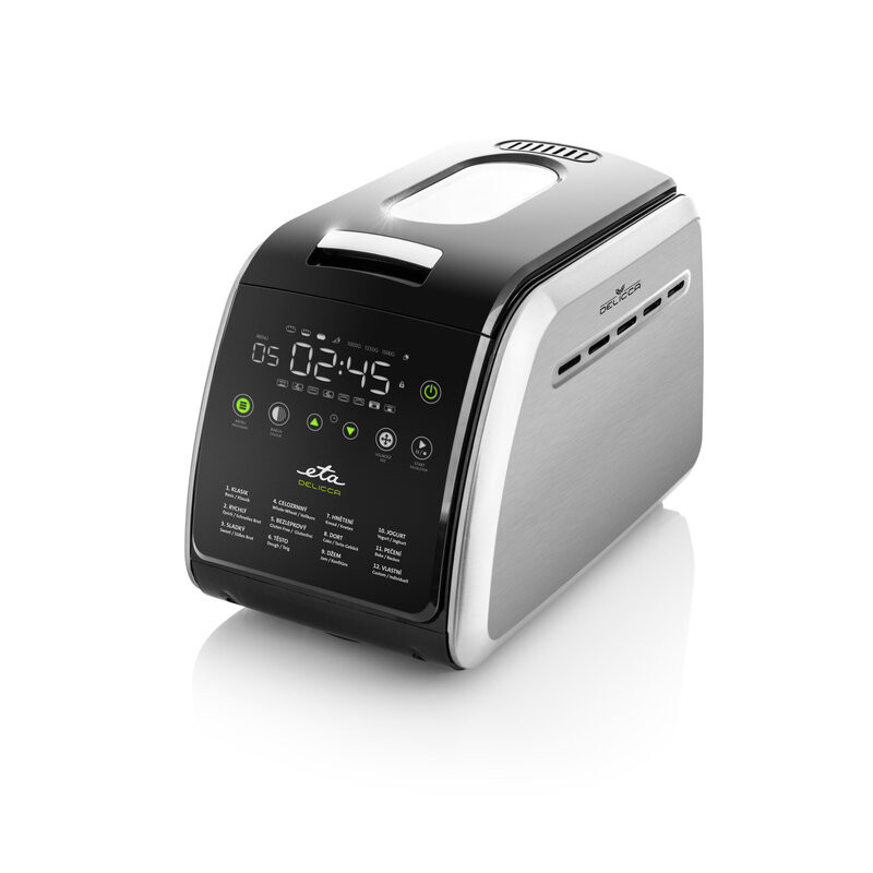 Masina de facut paine ETA Delicca II 7149, 850W, 12 programe, capacitate 1,5 kg, otel inoxidabil [6]