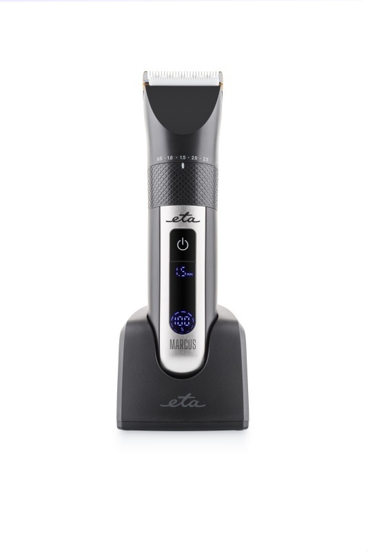 Masina de tuns fara fir ETA Marcus 9341 90000, Baterie Li-Ion 3.7 V, 6 piepteni, afisaj LED, negru [4]