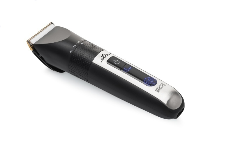 Masina de tuns fara fir ETA Marcus 9341 90000, Baterie Li-Ion 3.7 V, 6 piepteni, afisaj LED, negru [6]