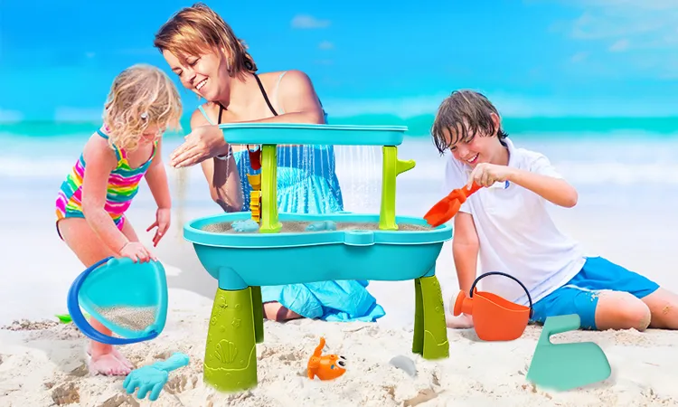 Masuta de joaca Rovo HG-1219 pentru apa si nisip, accesorii incluse [9]