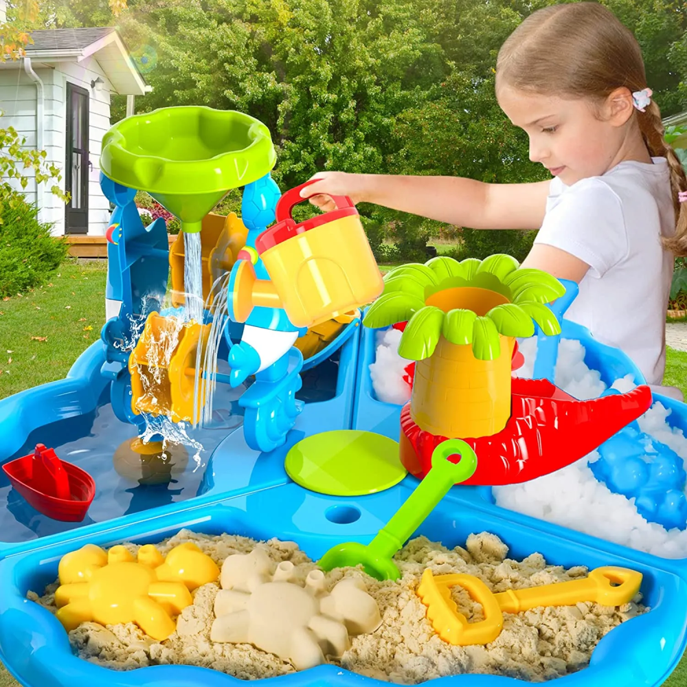 Masuta de joaca Rovo J9125 pentru apa si nisip, accesorii incluse [3]