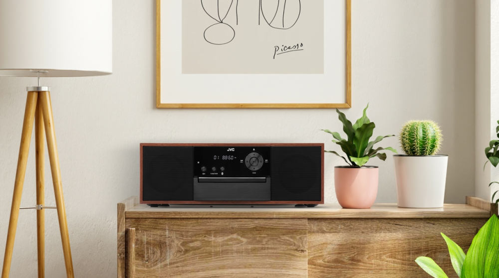 Microsistem audio JVC RD-E761, 16 W, Bluetooth, FM, player CD, USB, conversie CD audio in mp3, intrare AUX, lemn [9]