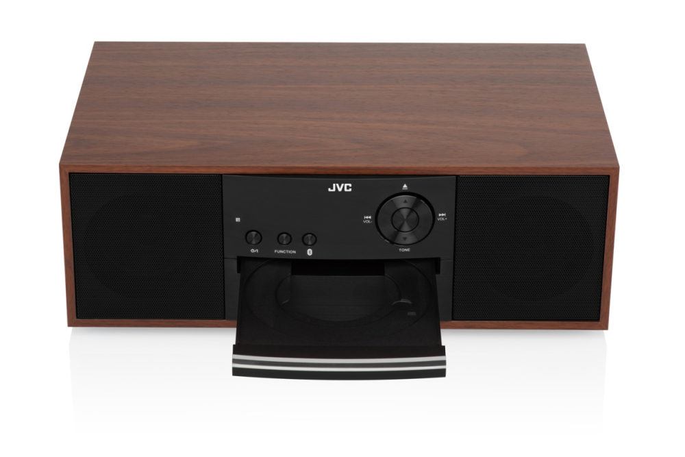 Microsistem audio JVC RD-E761, 16 W, Bluetooth, FM, player CD, USB, conversie CD audio in mp3, intrare AUX, lemn [5]
