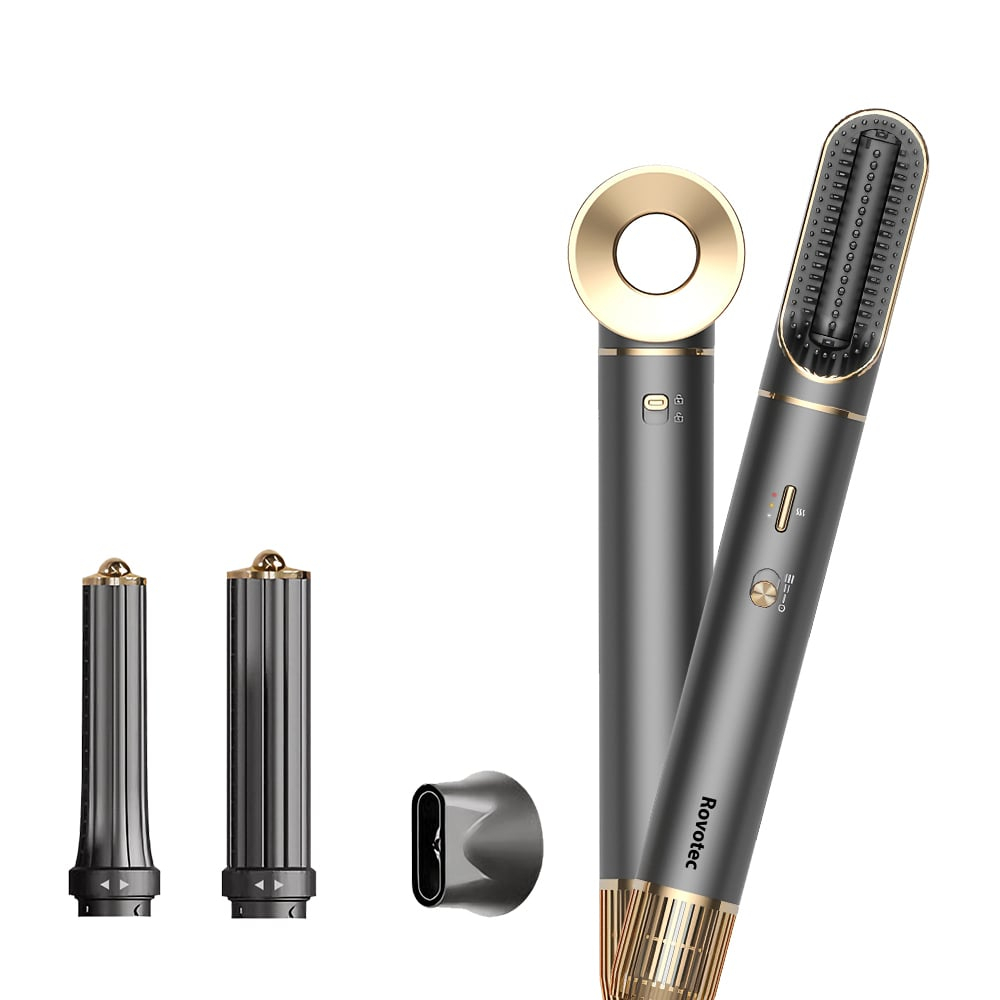 Ondulator Multistyler Rovotec 802A, 5 in 1, Tehnologie Coanda, Uscator Profesional, 1300 W, 3 Trepte de viteza, 4 Trepte de temperatura [3]