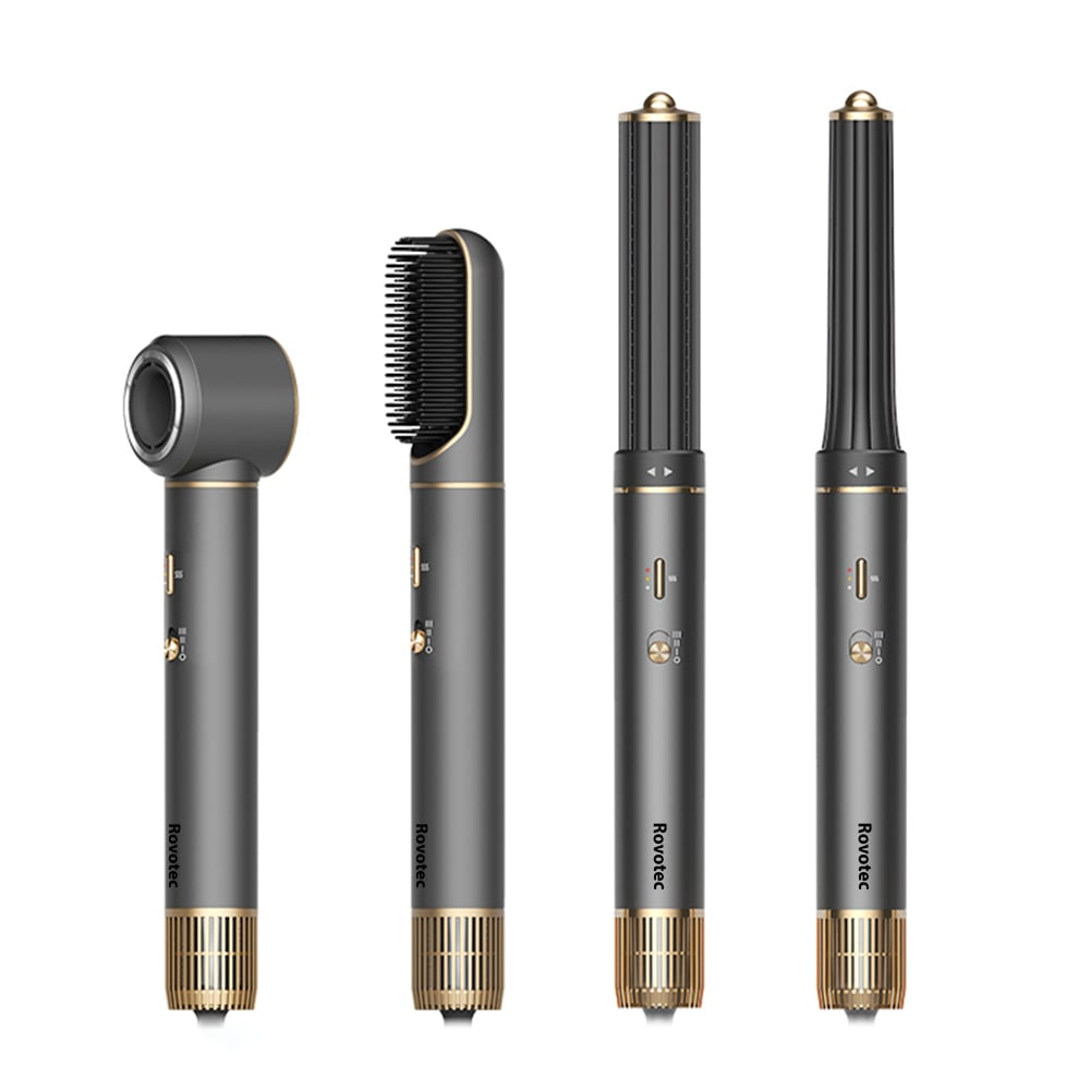 Ondulator Multistyler Rovotec 802A, 5 in 1, Tehnologie Coanda, Uscator Profesional, 1300 W, 3 Trepte de viteza, 4 Trepte de temperatura [2]