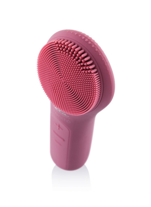 Perie de curatare faciala ETA Fenite 8353 90000, silicon, baterie Li-ion 3.7 V/ 800 mAh, functionare fara fir, vibratie si incalzire, roz [6]