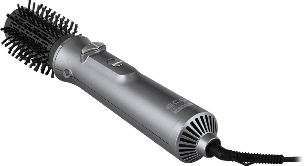 Perie rotativa cu aer cald ECG Modifica Hairbrush Moonstone, 1200 W, ionizare, 2 debite de aer, 2 nivele temperatura, gri metalic [3]
