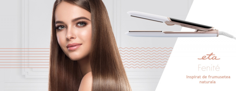 Placa de indreptat parul ETA Fenite 7337, 45 W, 130-230°C, placi ceramice, infrarosu, husa calatorie [5]