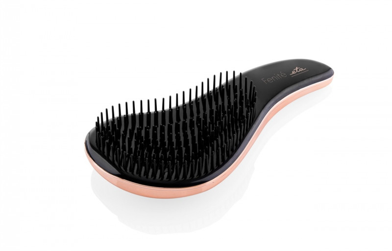 Placa de indreptat parul ETA Fenite 9336 90010, 230 grade, 45 W, invelis ceramic, set cadou, negru [8]