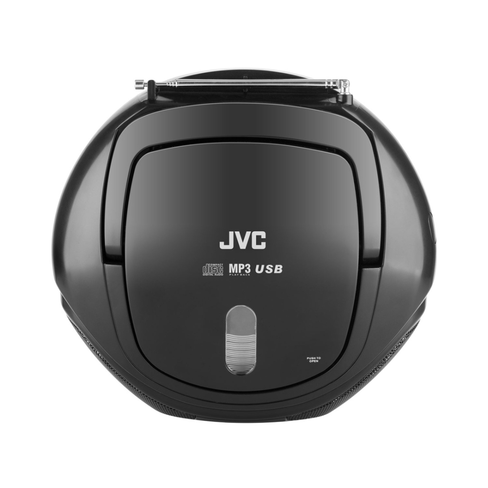 Radio cu CD JVC RD-E221B, 2 x 1.3 W RMS, FM/USB/MP3, AUX IN, iesire pentru casti, negru [2]