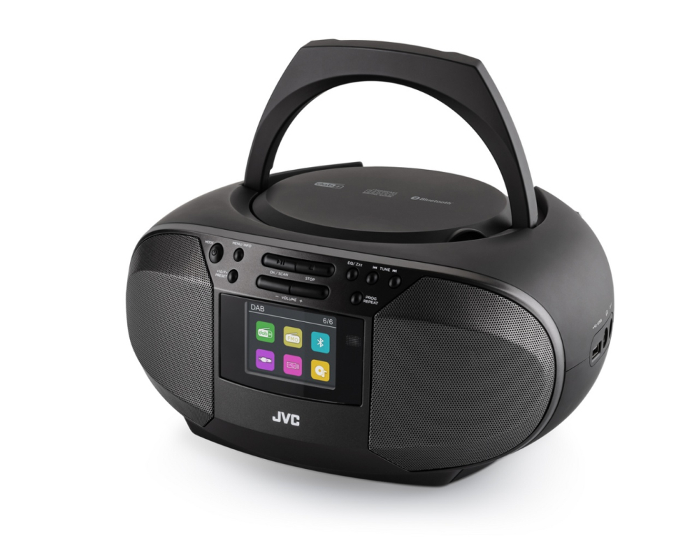 Radio cu CD JVC RD-E664B-DAB, 2x2.5W RMS, Bluetooth, USB, afisaj LCD, ceas, telecomanda, negru [4]
