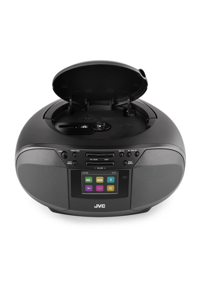 Radio cu CD JVC RD-E664B-DAB, 2x2.5W RMS, Bluetooth, USB, afisaj LCD, ceas, telecomanda, negru [6]