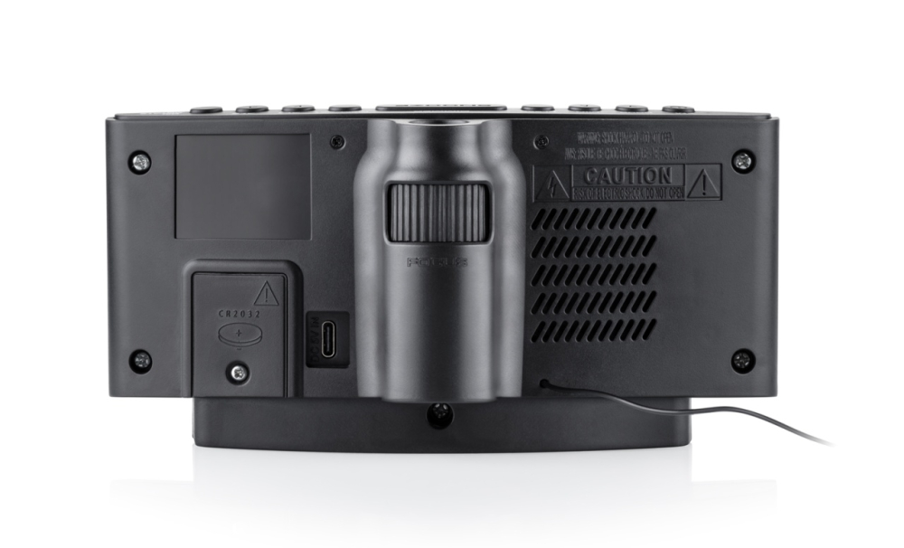 Radio cu ceas JVC RA-E314B, FM, alarma, proiectie, memorie 10 posturi, negru [3]