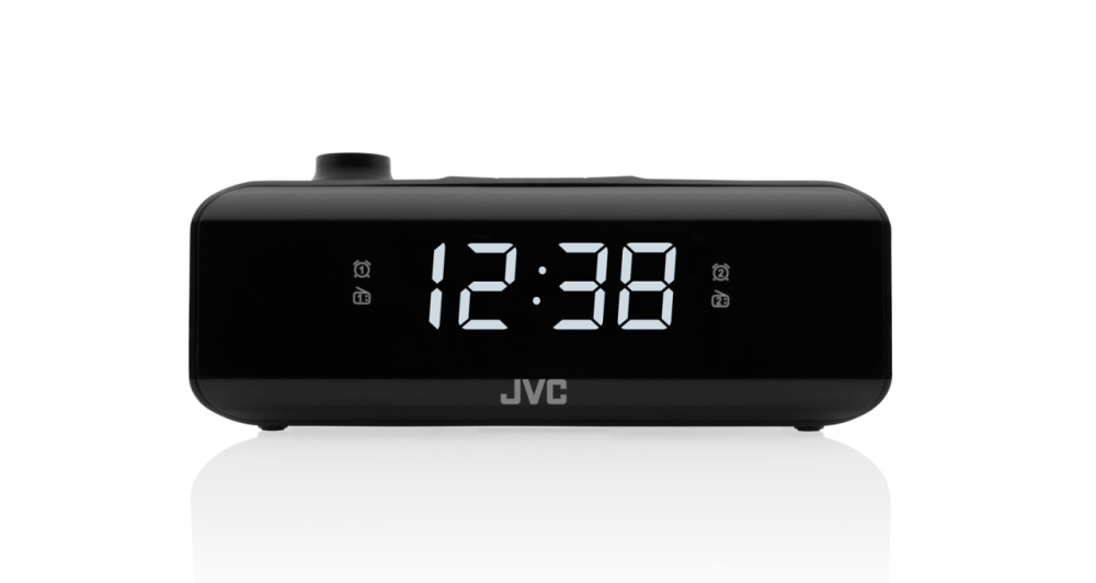Radio cu ceas si alarma JVC RA-E211B, proiectie ora, tuner digital FM/AM, setare luminozitate, negru [4]