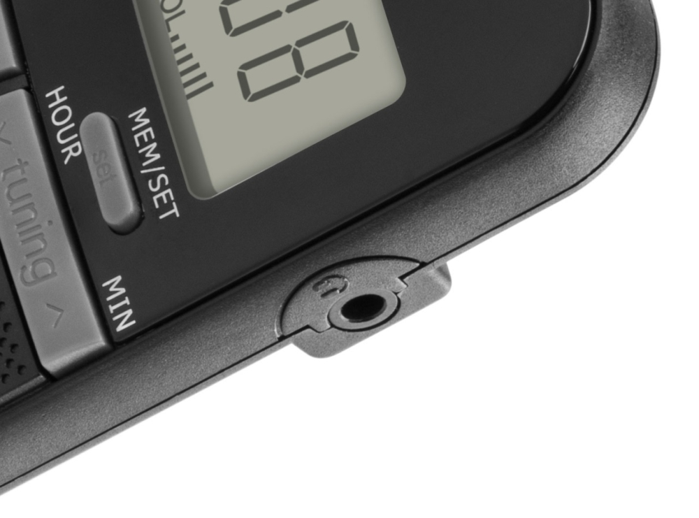 Radio de buzunar portabil JVC RA-E411B, Afisaj LCD, Tuner digital FM/AM, Negru [6]