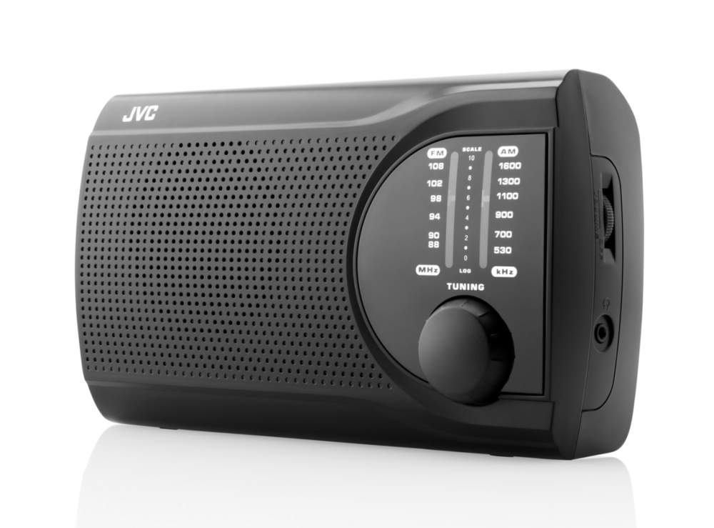 Radio JVC RA-E321B, tuner analogic FM/AM, mufa jack 3.5 mm pentru casti, negru [2]