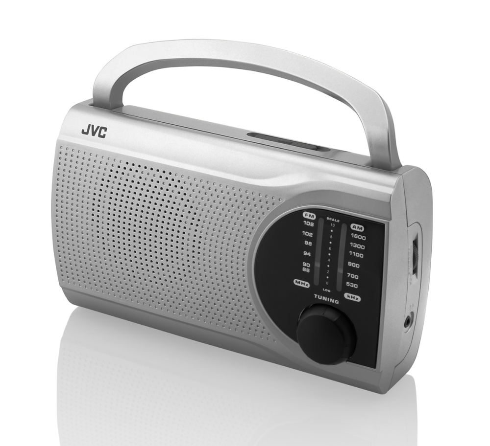 Radio JVC RA-E321S, tuner analogic FM/AM, mufa jack pentru casti, argintiu [7]