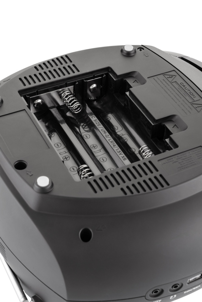 Radiocasetofon stereo cu CD JVC RC-E444B, 4W RMS, Bluetooth, USB, afisaj LCD, ceas, negru [6]