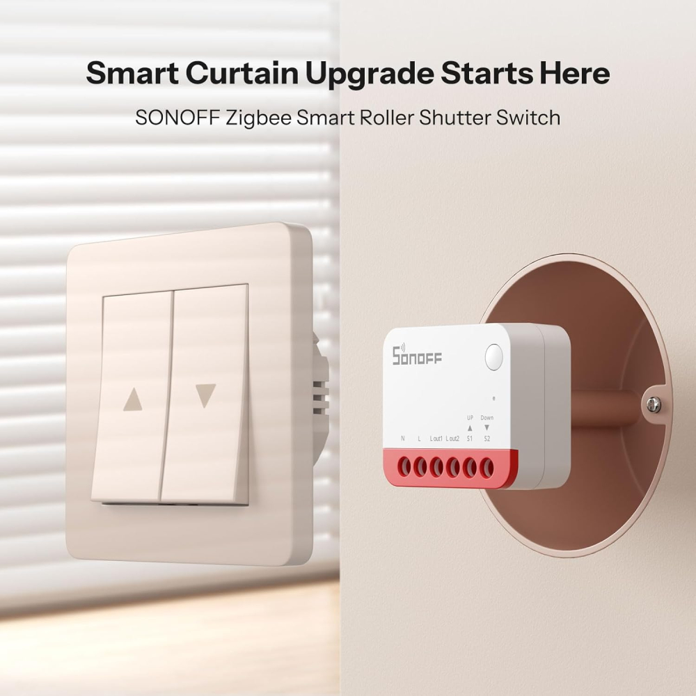 Releu Smart Sonoff MINI-ZBRBS mini-comutator inteligent ZigBee, perdele, jaluzele [2]