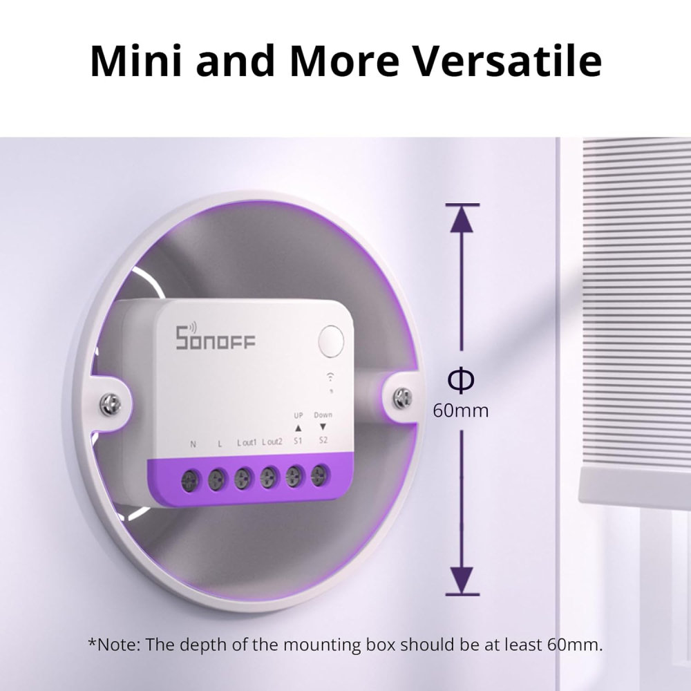 Releu Smart Wifi Sonoff Sonoff MINI-RBS - perdele, jaluzele [4]