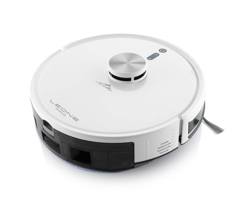Robot aspirator si mop ETA Leone Pro 6244 90000, baterie Li-Ion 14.4 V/ 5200 mAh, Wi-Fi, navigatie laser, motor digital, alb [2]