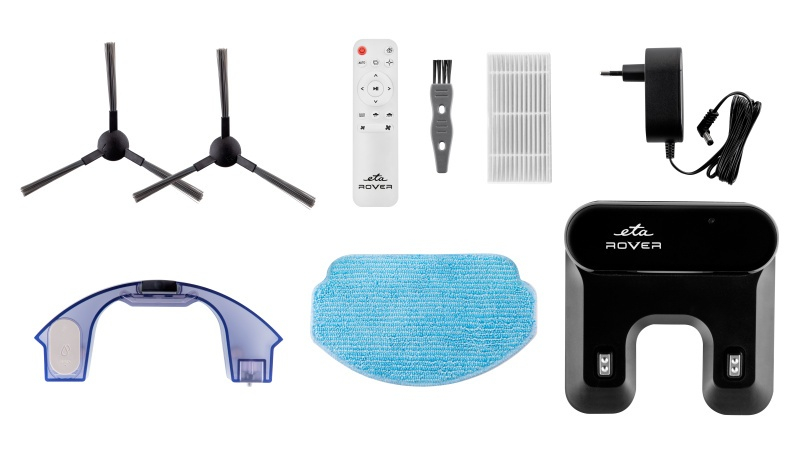 Robot aspirator si mop ETA Rover 1248 90020, Li-Ion 14.4 V/ 2600 mAh, telecomanda, tehnologie SMART, verde mentol [5]