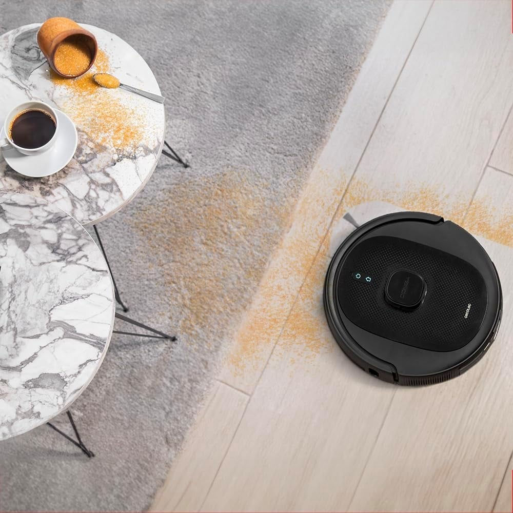 Robot de aspirare Cecotec Conga 8290 Immortal Ultra Power Home X-Treme, 7000 Pa, iTech Laser Eye, baza autocuratare, autonomie 280 minute, aspirator si mop [8]