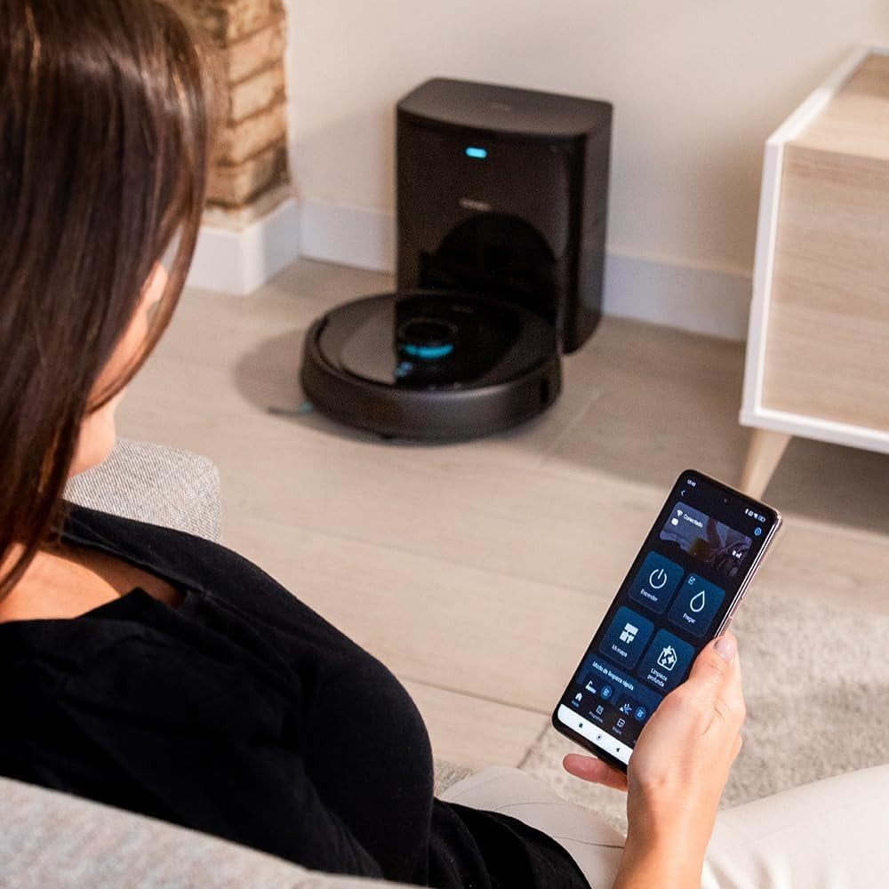 Robot de aspirare Cecotec Conga 8290 Immortal Ultra Power Home X-Treme, 7000 Pa, iTech Laser Eye, baza autocuratare, autonomie 280 minute, aspirator si mop [3]