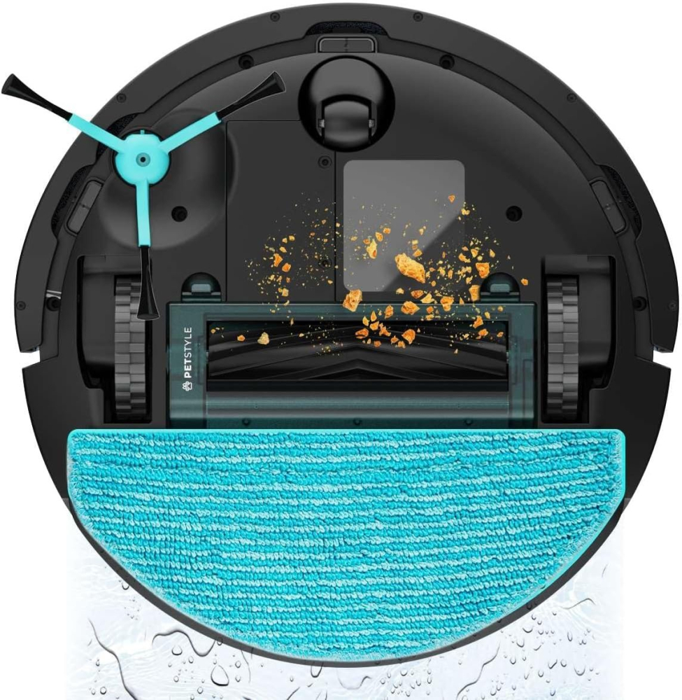 Robot de aspirare Conga 8490 Ultimate Ultra, 4 in 1, 7000 Pa, Laser, Autonomie 170 minute, 2 perii centrale, Functie mop [2]